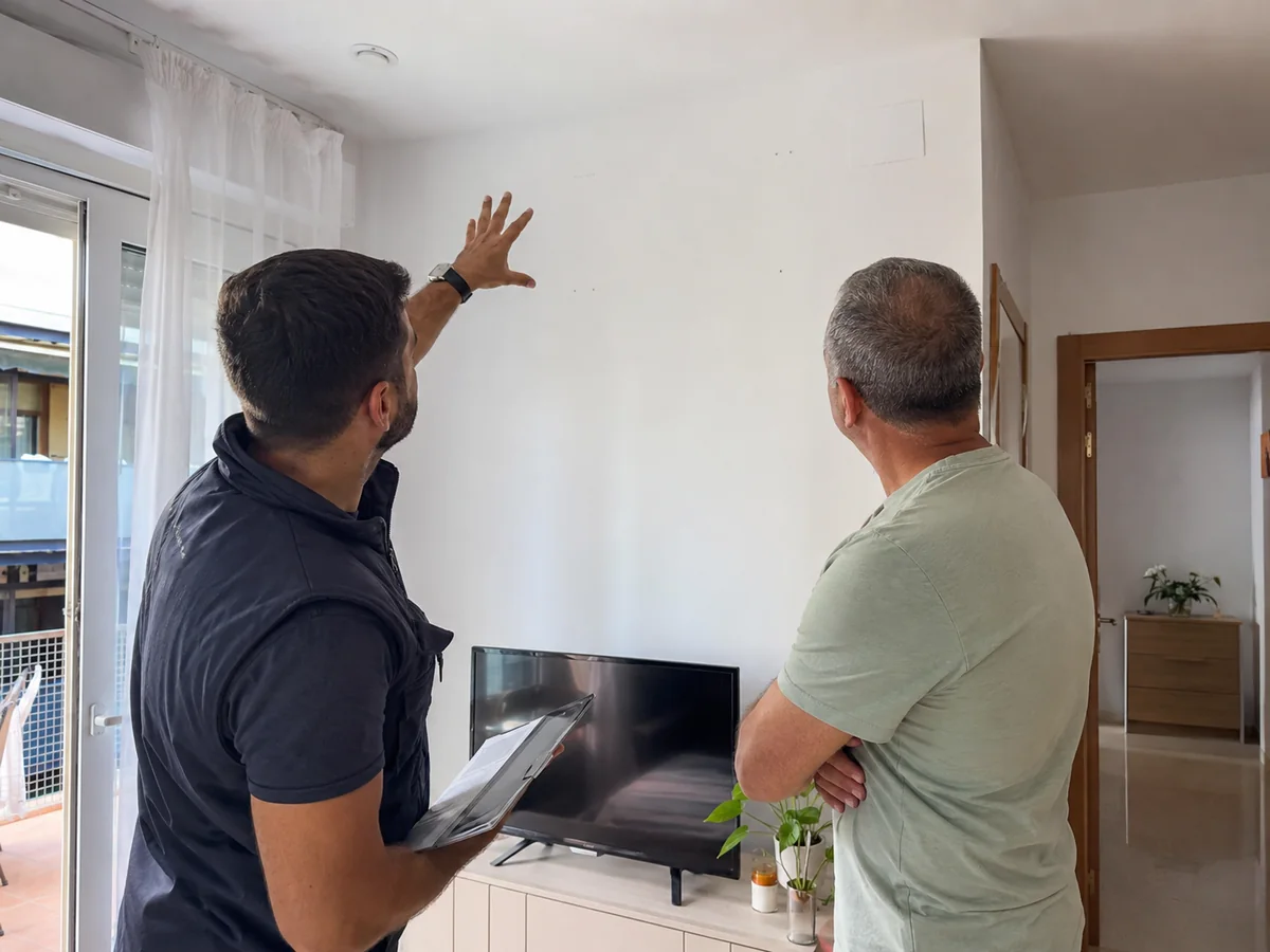 Valoración del recorrido para instalar aire acondicionado en una vivienda